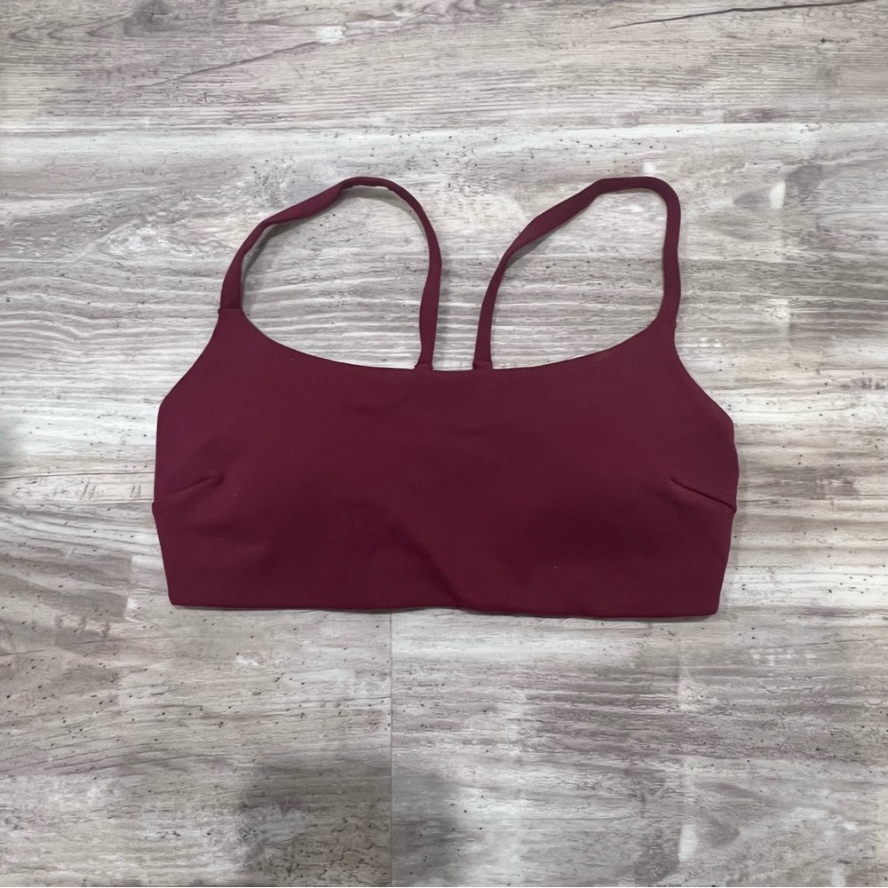 Lululemon Athletica Deep Red Sports Bra